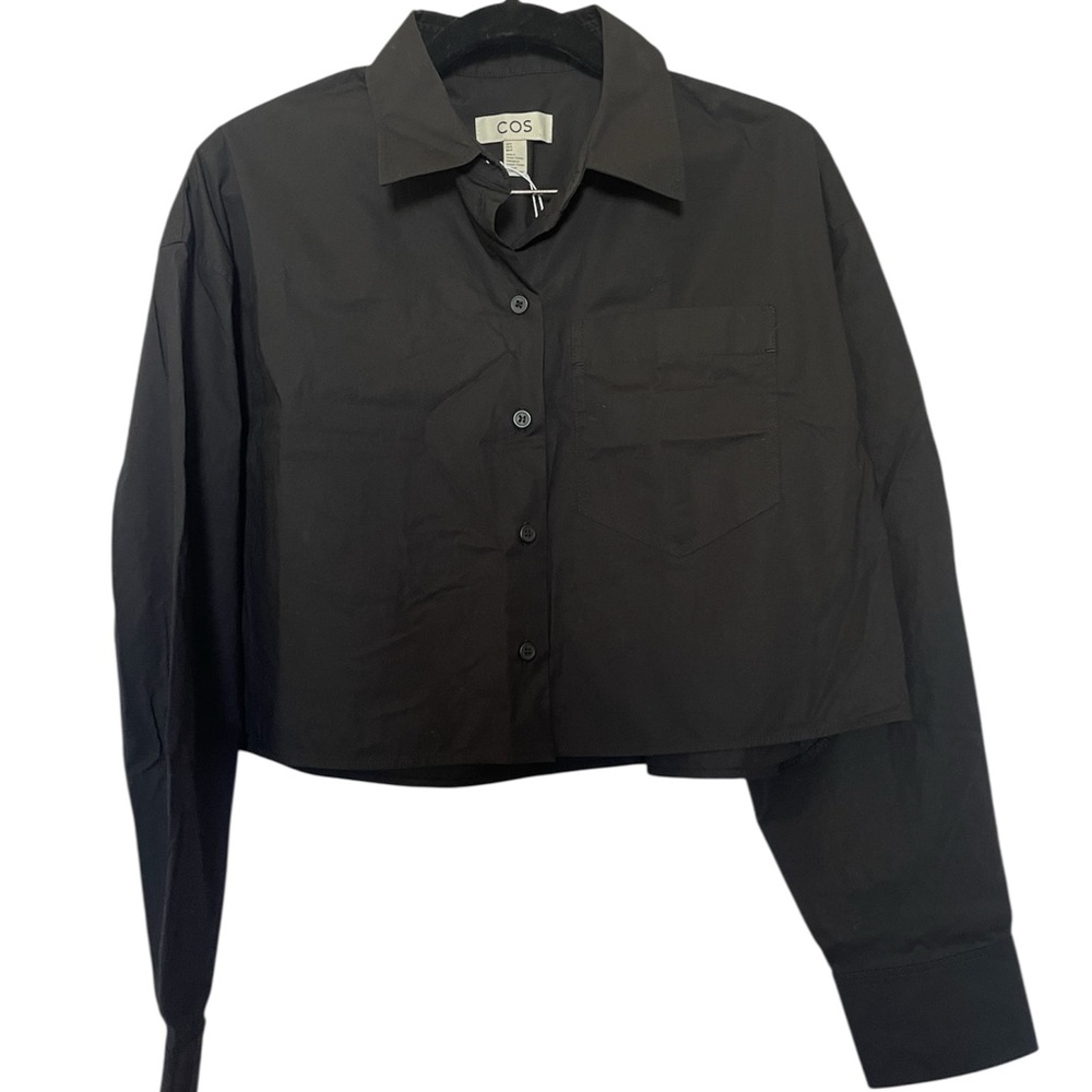 COS Charcoal Long Sleeve Button-Up